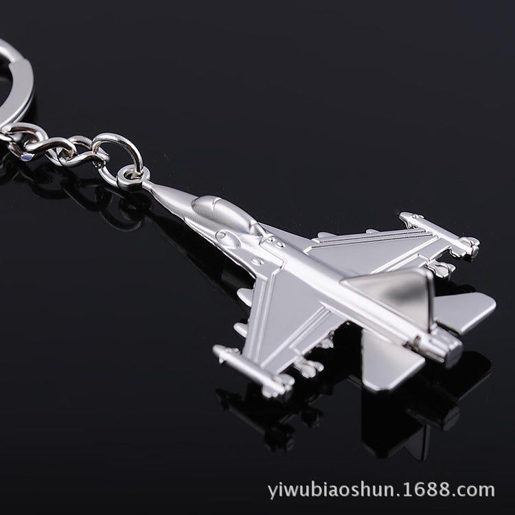 Wholesale Metal Airplane Fighter Pendant Keychains